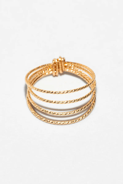 Four Row Éclat Ring