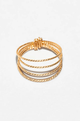 Four Row Éclat Ring