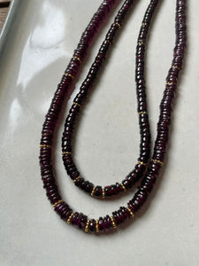 Tannah Necklace - Garnet