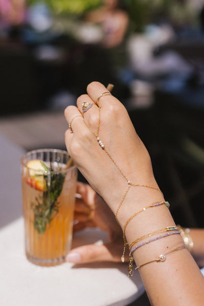 Théa Hand Jewel Chain