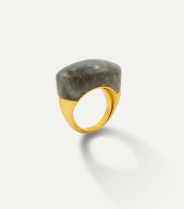 Gold Ring - Labradorite