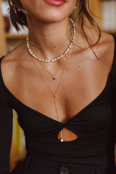 Vice Versa Necklace - Pearl