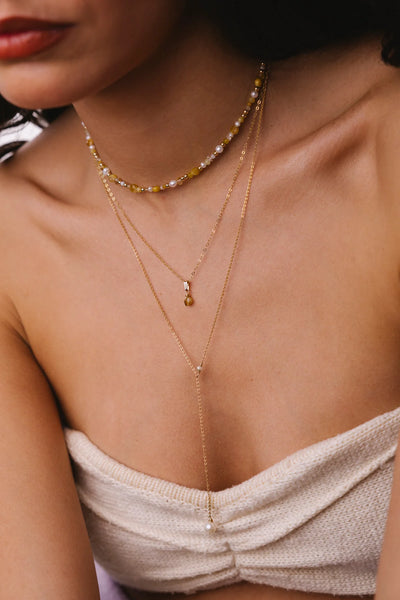 Vice Versa Necklace - Pearl