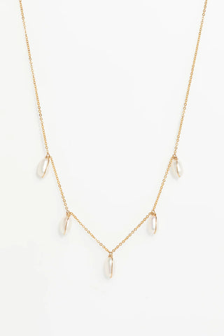 Embracing Necklace - Pearl